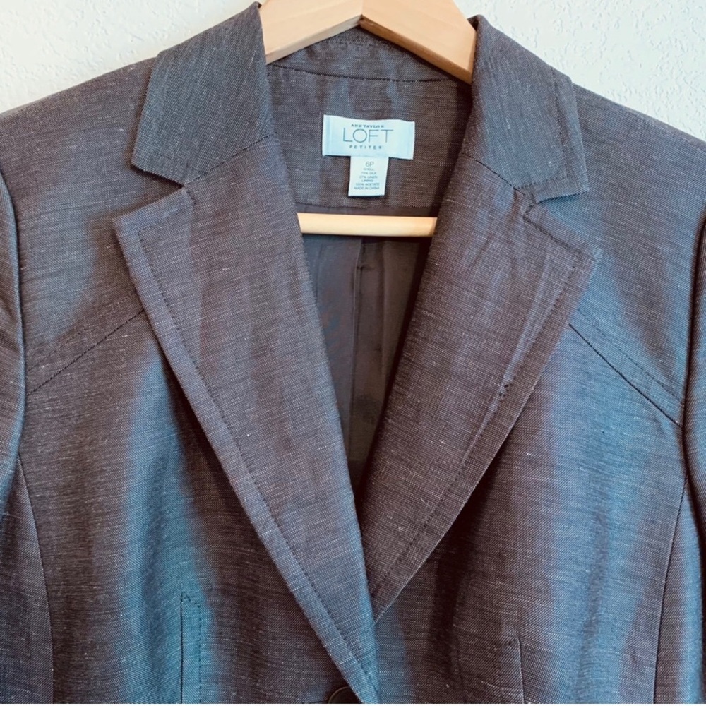 Ann Taylor LOFT Silk Blazer 8P New Without Tags - Picture 2 of 7